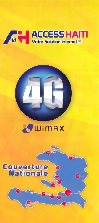 4G Plan only available at Access Haiti