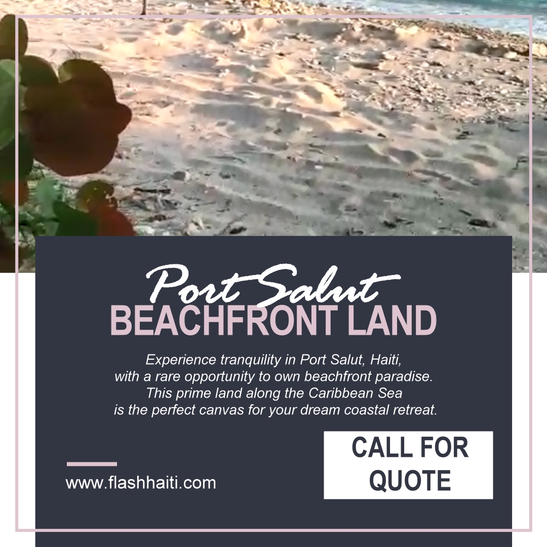Exquisite Beachfront Paradise in Port Salut