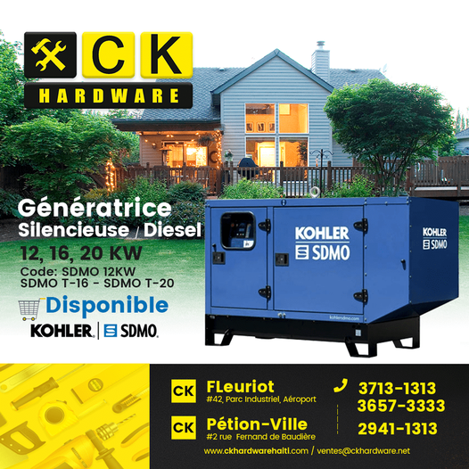 CK Hardware Haiti Generatrice