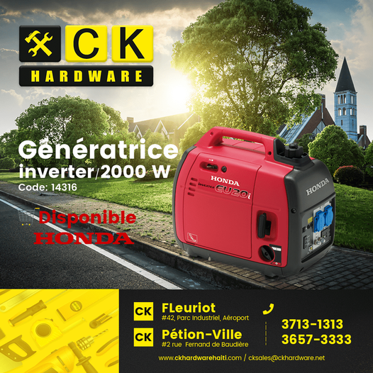 CK Hardware Haiti Generatrice