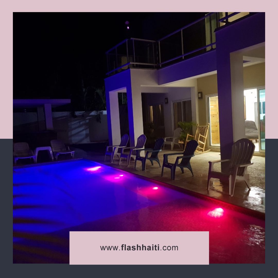 Villa de Luxe en Bord de Mer en Haïti – 7 Chambres, Piscine Infinity & Énergie Solaire