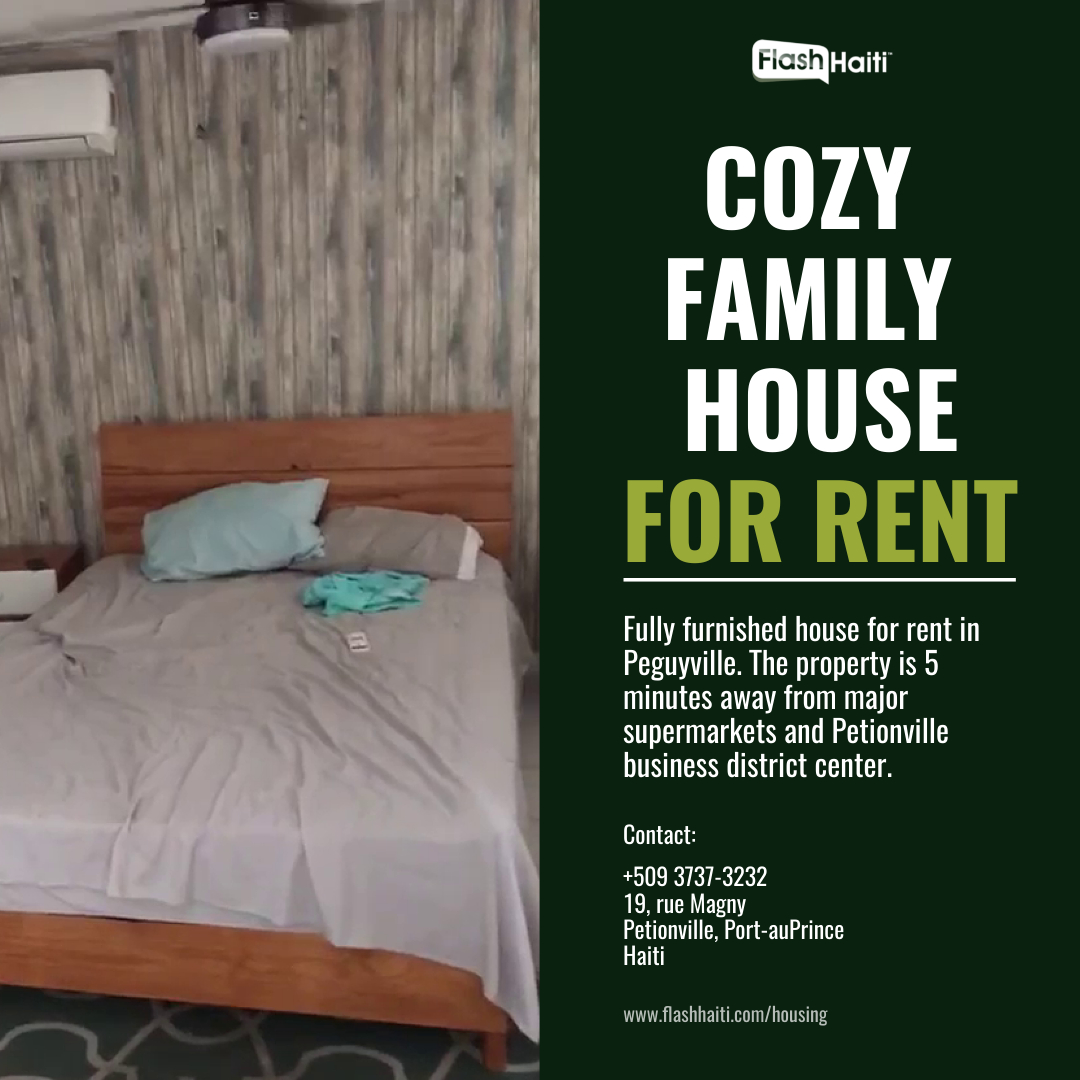 Cozy House for Sale in Peguyville, Pétion-Ville