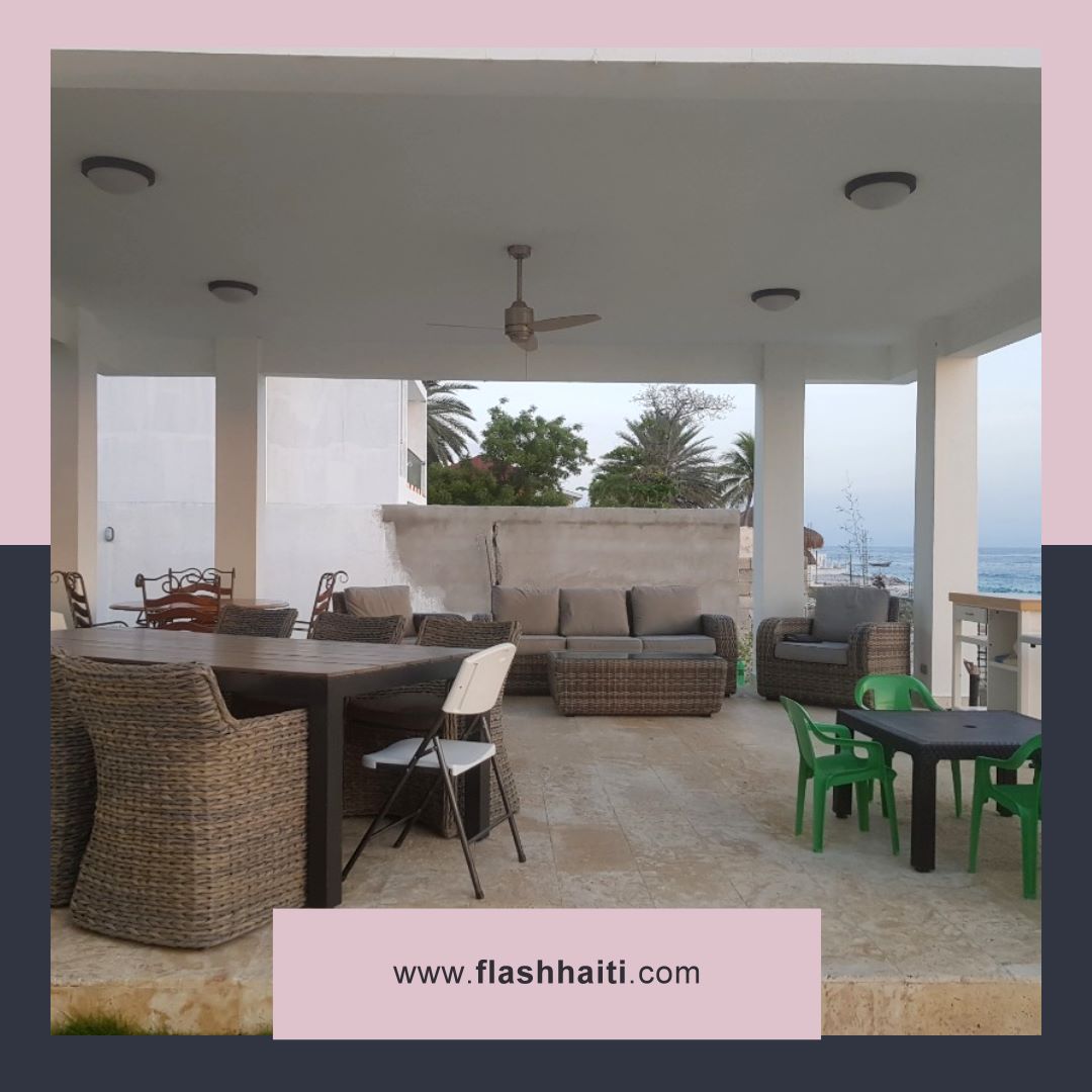 Villa de Luxe en Bord de Mer en Haïti – 7 Chambres, Piscine Infinity & Énergie Solaire