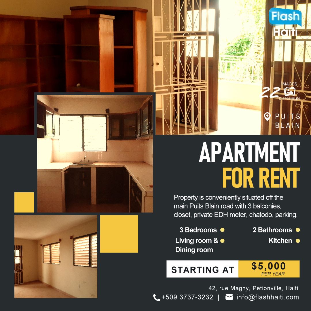 3 Bedroom Apartments at Puits Blain