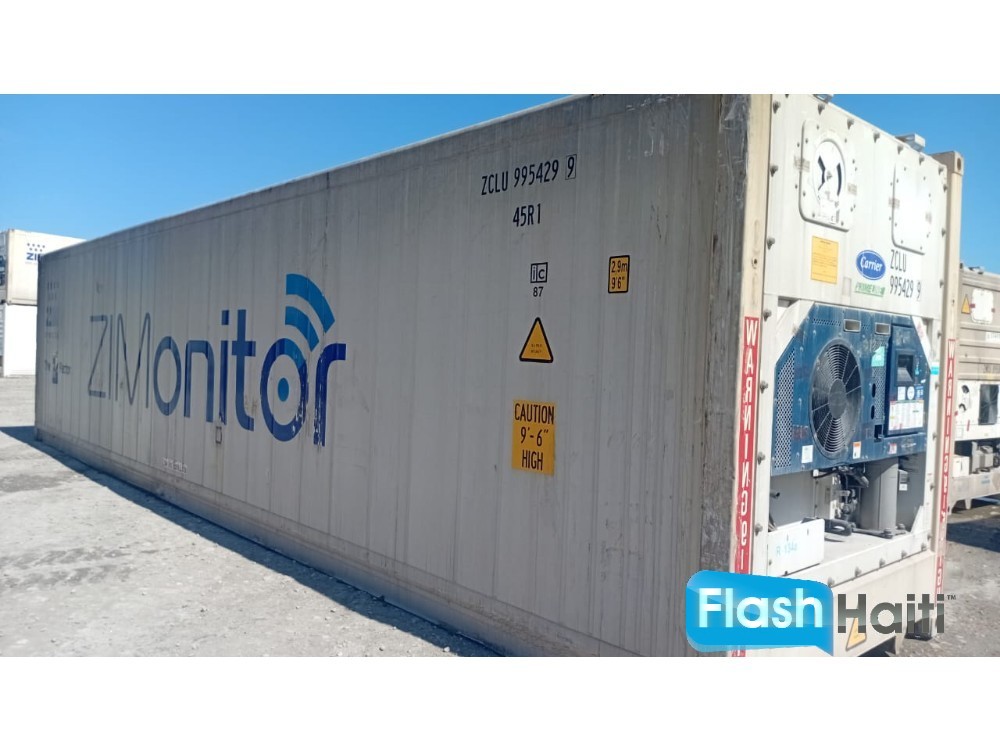 Heavy-Duty 45ft Reefer Container with Remote Monitoring – Ready to Work