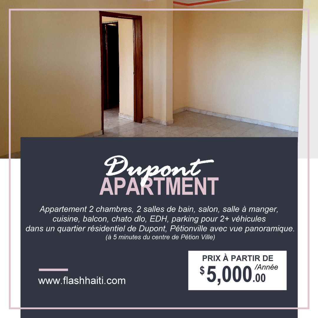 Appartement A Louer A Dupont Petionville