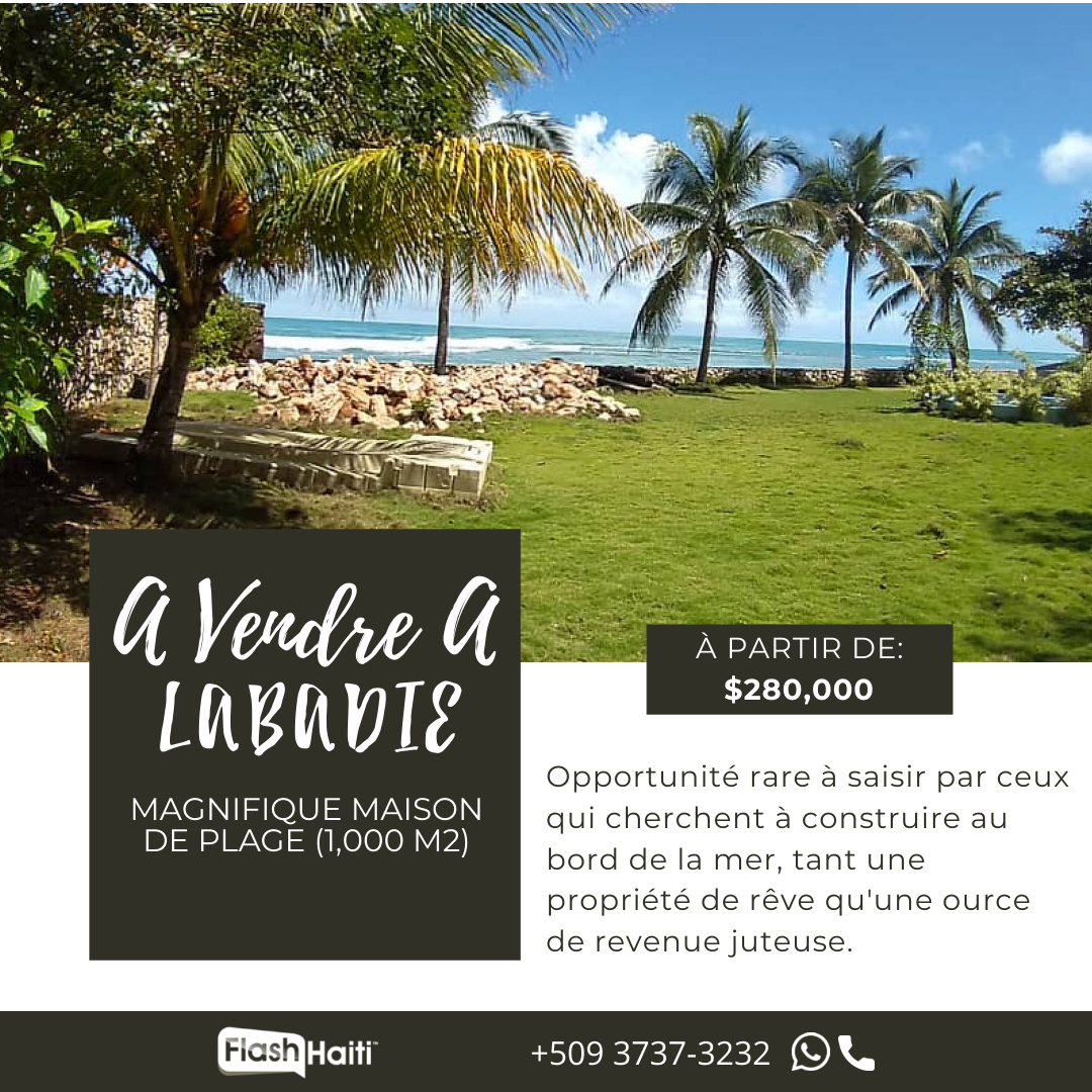 Terrain en bord de mer — Potentiel exceptionnel a exploiter