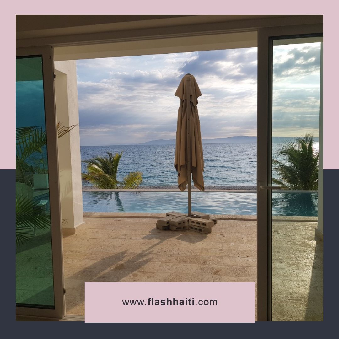 Villa de Luxe en Bord de Mer en Haïti – 7 Chambres, Piscine Infinity & Énergie Solaire